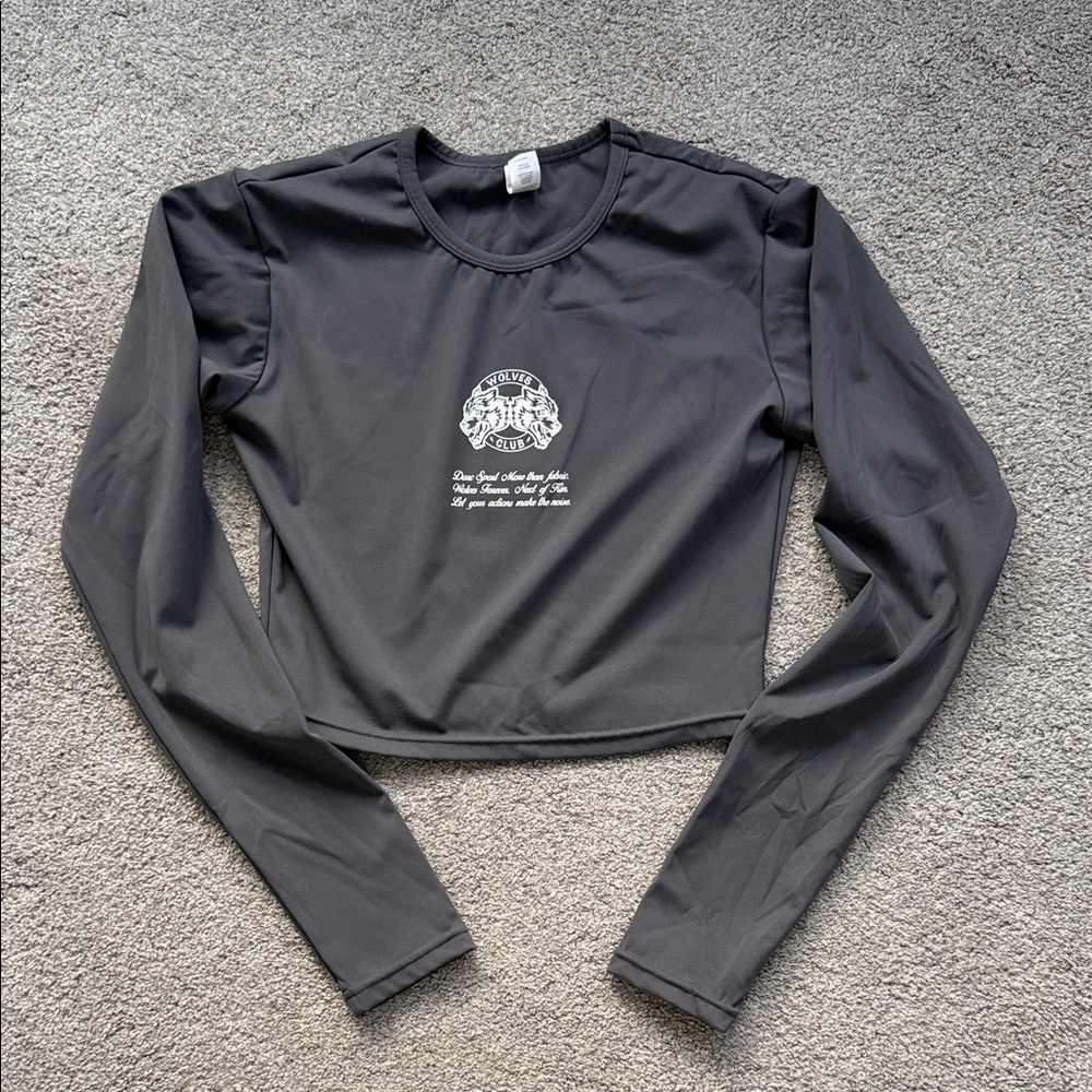 DARC SPORT Long Sleeve Crop Top
